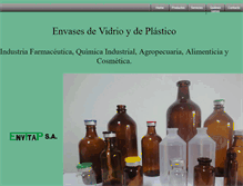 Tablet Screenshot of envitap.com.ar